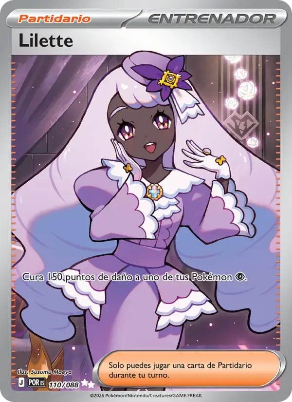 Lilette — Equilibrio Perfecto 110 Spanish Pokémon card