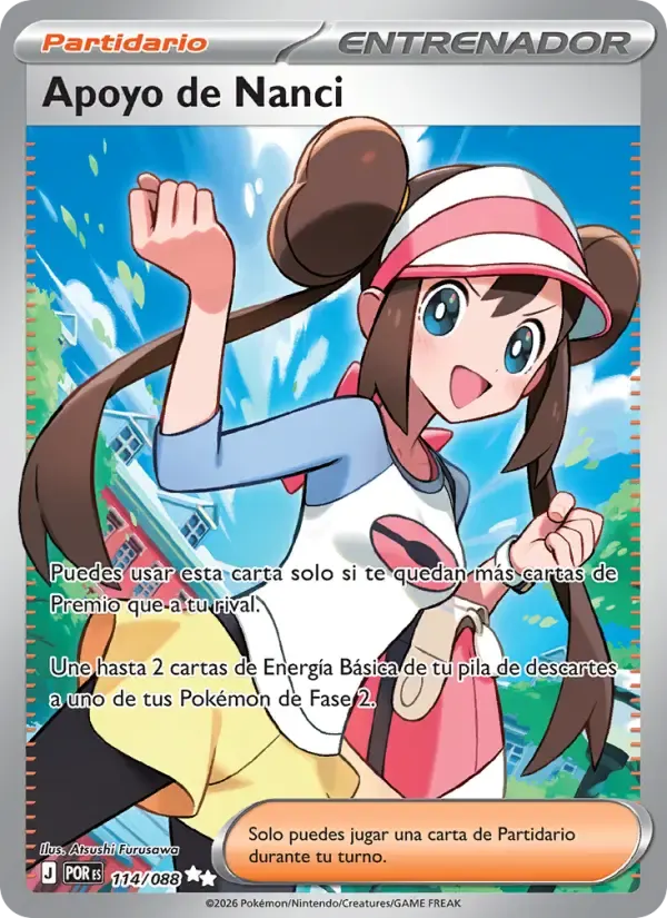Apoyo de Nanci — Equilibrio Perfecto 114 Spanish Pokémon card