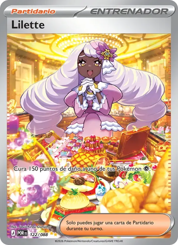 Lilette — Equilibrio Perfecto 122 Spanish Pokémon card