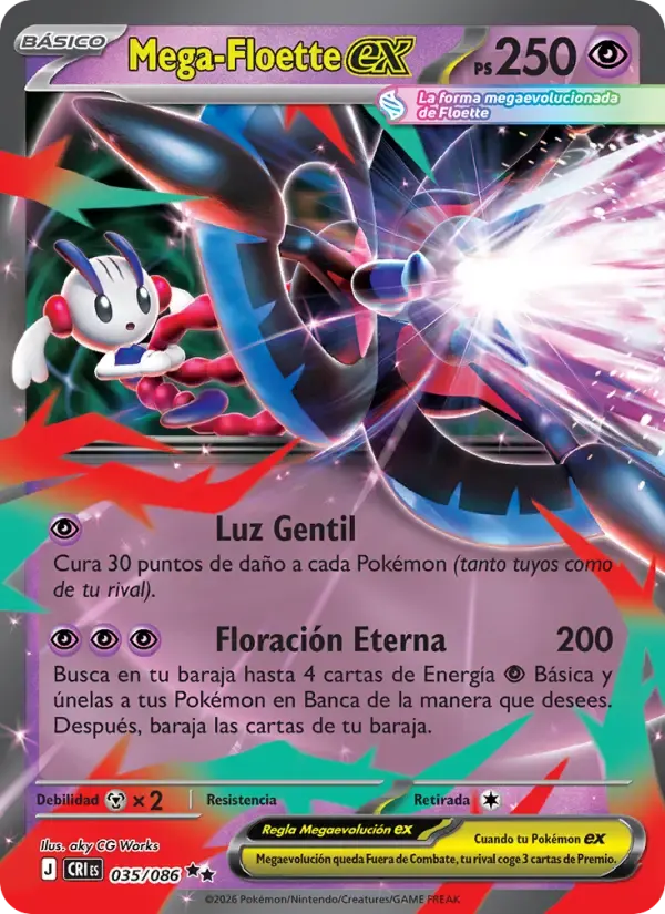 Mega-Floette ex — Caos Creciente 35 Spanish Pokémon card