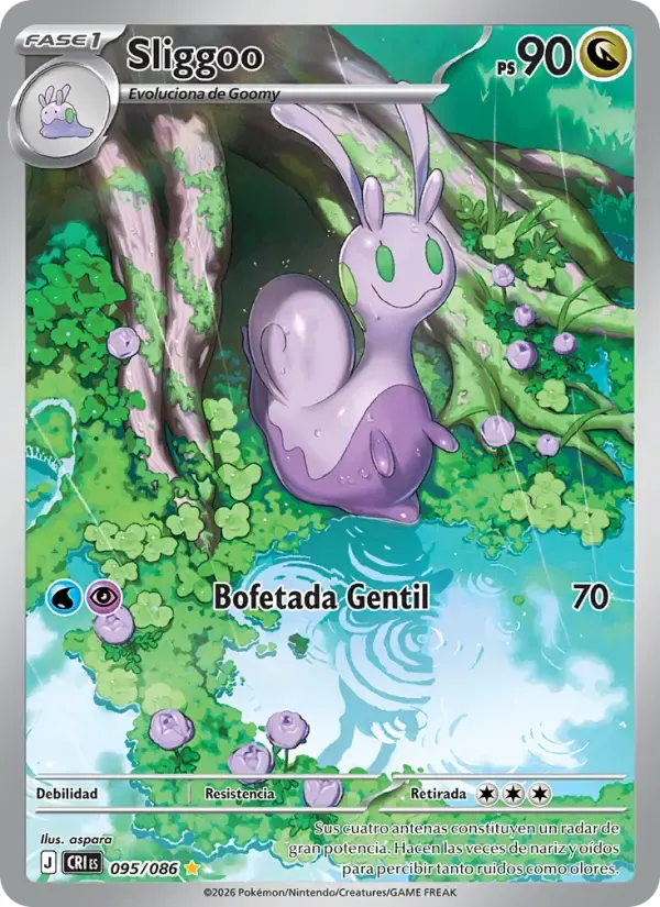 Sliggoo — Caos Creciente 95 Spanish Pokémon card