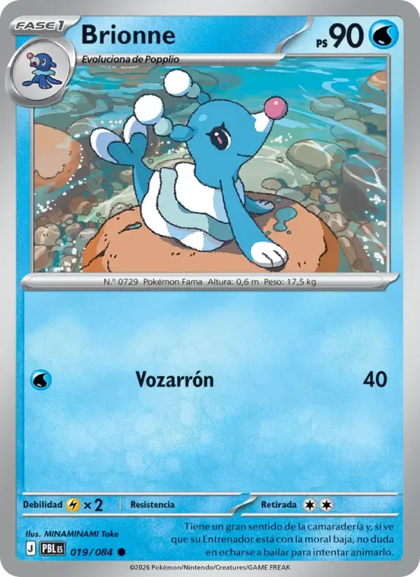 Brionne — Oscuridad Absoluta 19 Spanish Pokémon card