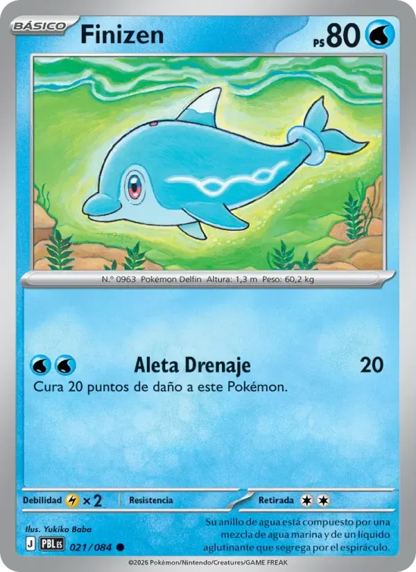 Finizen — Oscuridad Absoluta 21 Spanish Pokémon card