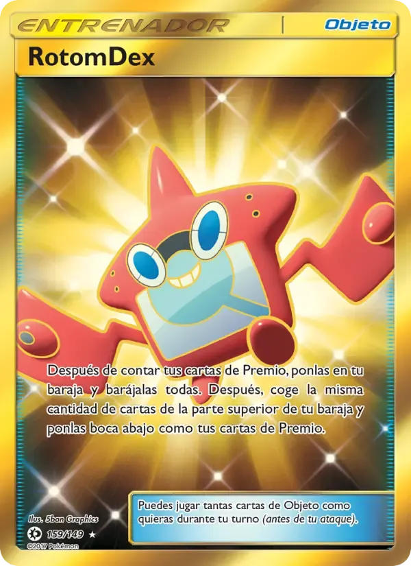 RotomDex — Sol y Luna 159 Spanish Pokémon card