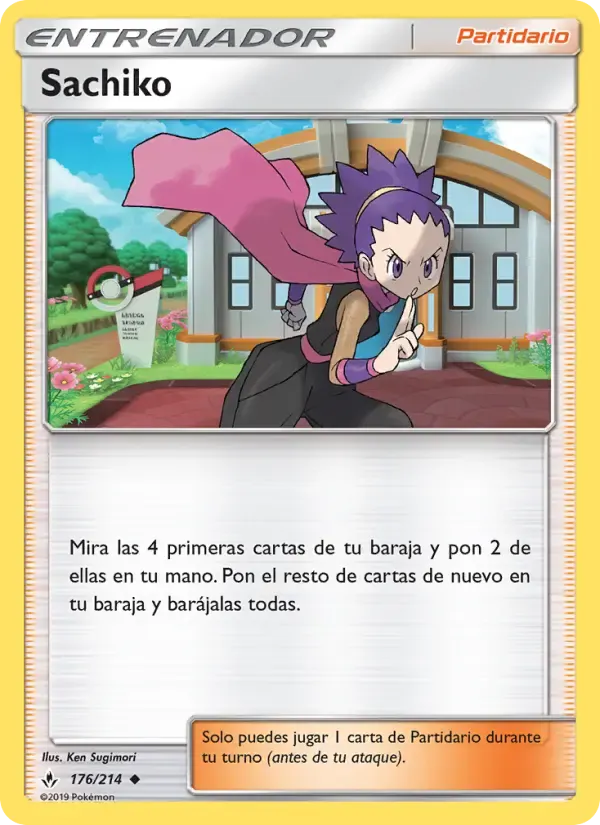 Sachiko — Vínculos Indestructibles 176 Spanish Pokémon card