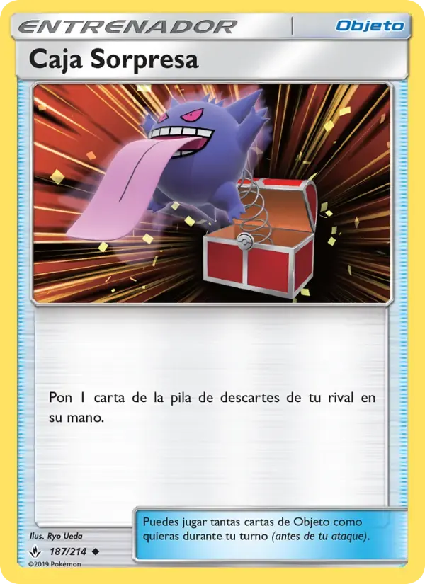 Caja Sorpresa — Vínculos Indestructibles 187 Spanish Pokémon card