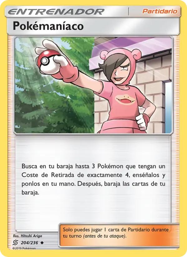 Pokémaníaco — Mentes Unidas 204 Spanish Pokémon card