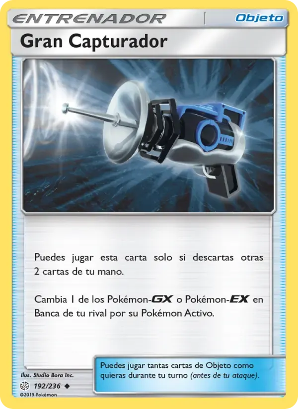 Gran Capturador — Eclipse Cósmico 192 Spanish Pokémon card