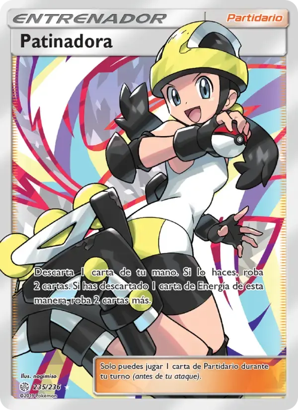 Patinadora — Eclipse Cósmico 235 Spanish Pokémon card