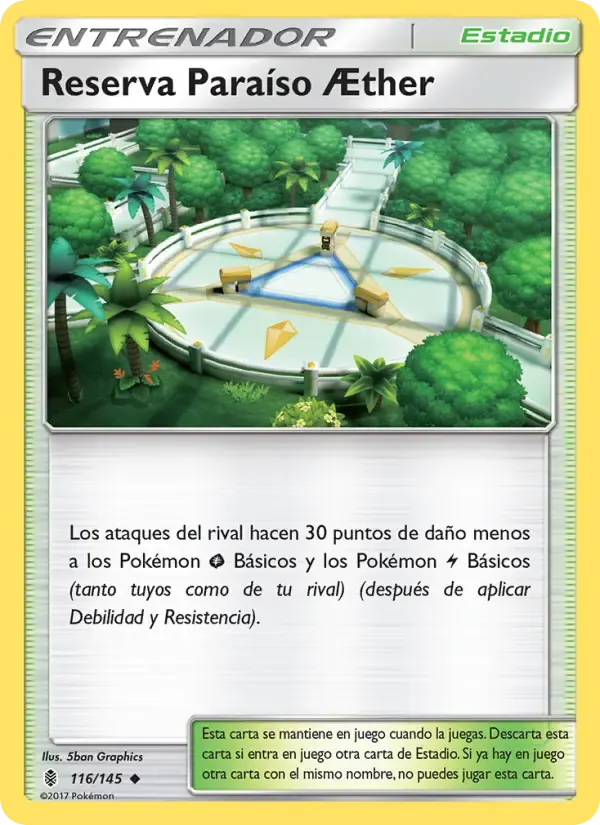 Reserva Paraíso Æther — Albor de Guadianes 116 Spanish Pokémon card