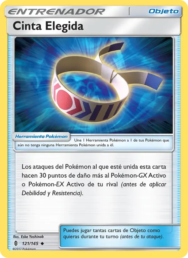 Cinta Elegida — Albor de Guadianes 121 Spanish Pokémon card