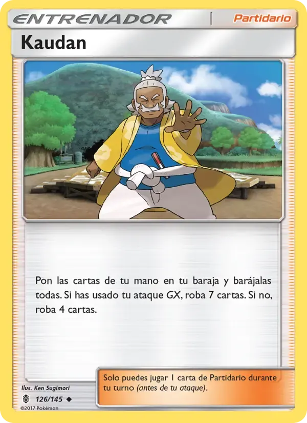 Kaudan — Albor de Guadianes 126 Spanish Pokémon card