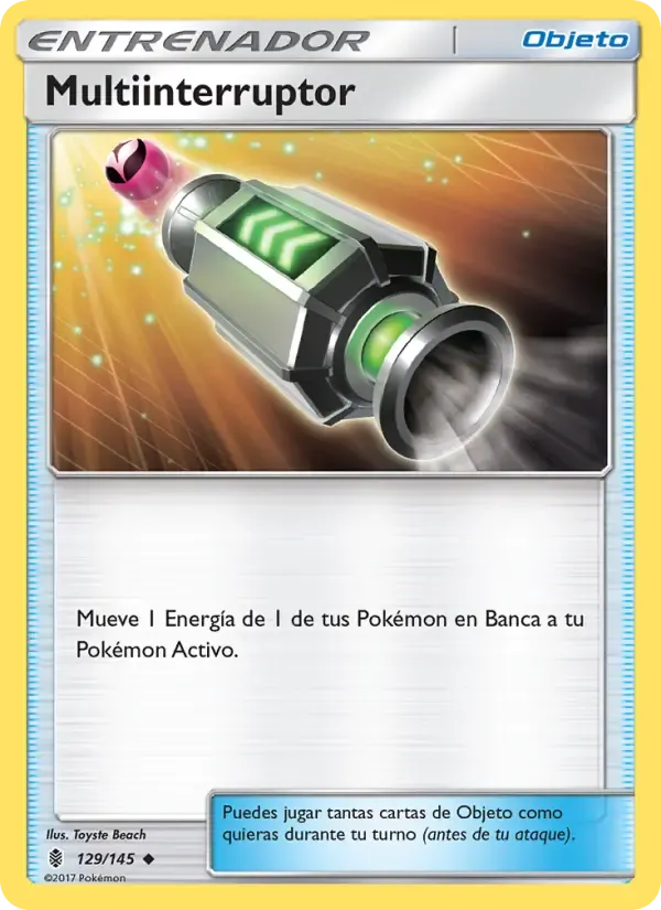 Multiinterruptor — Albor de Guadianes 129 Spanish Pokémon card