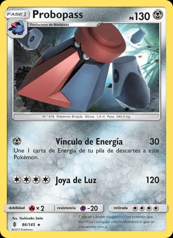 Probopass — Albor de Guadianes 86 Spanish Pokémon card