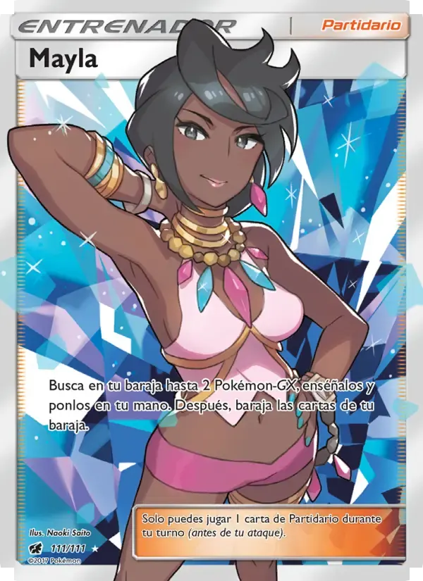 Mayla — Invasión Carmesí 111 Spanish Pokémon card