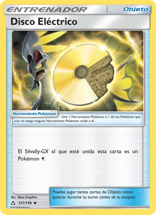 Disco Eléctrico — Ultraprisma 121 Spanish Pokémon card