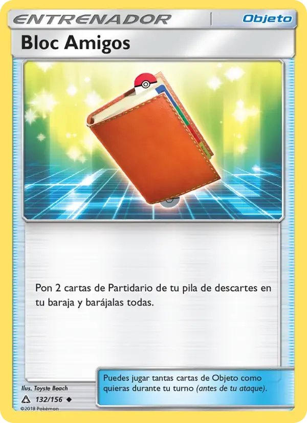 Bloc Amigos — Ultraprisma 132 Spanish Pokémon card
