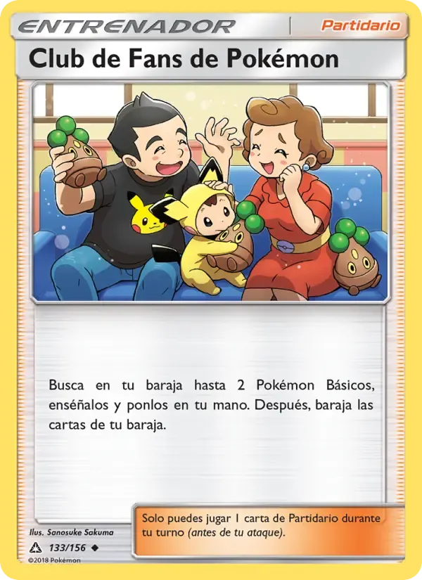 Club de Fans de Pokémon — Ultraprisma 133 Spanish Pokémon card