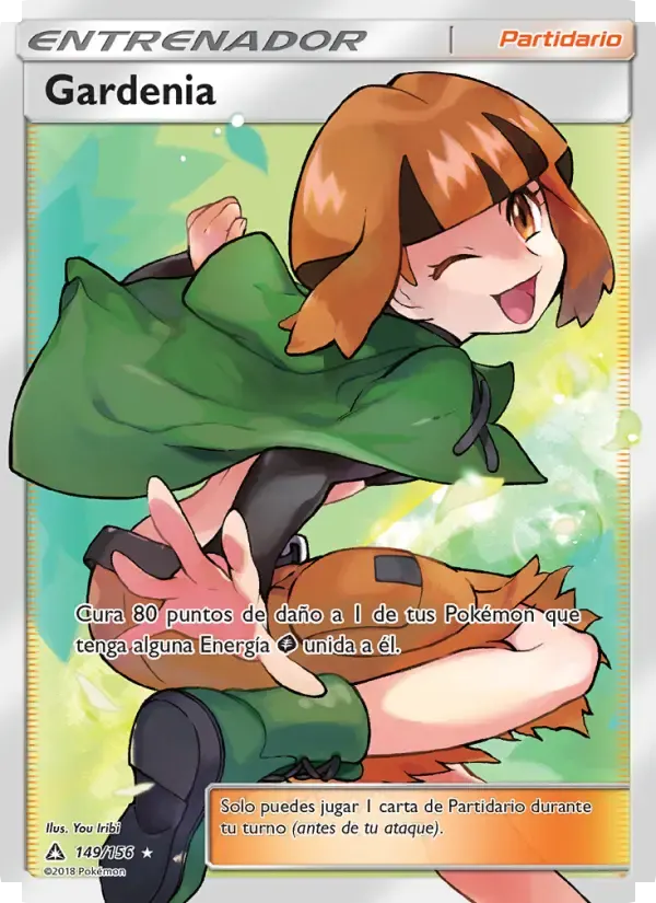 Gardenia — Ultraprisma 149 Spanish Pokémon card