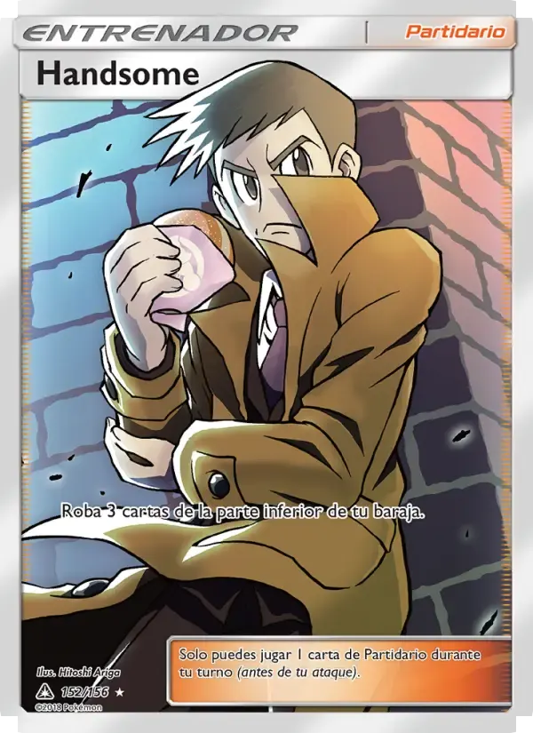 Handsome — Ultraprisma 152 Spanish Pokémon card
