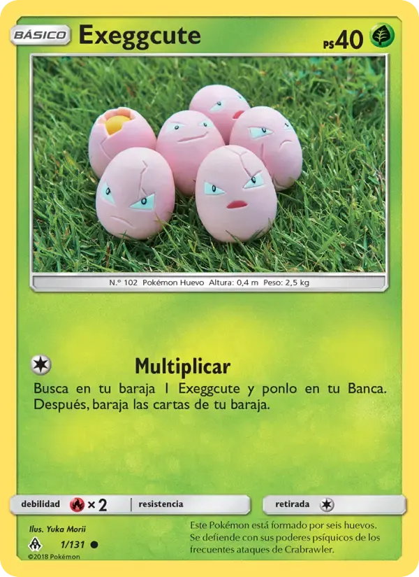 Exeggcute — Luz Prohibida 1 Spanish Pokémon card