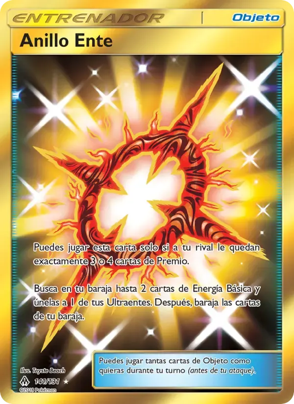 Anillo Ente — Luz Prohibida 141 Spanish Pokémon card