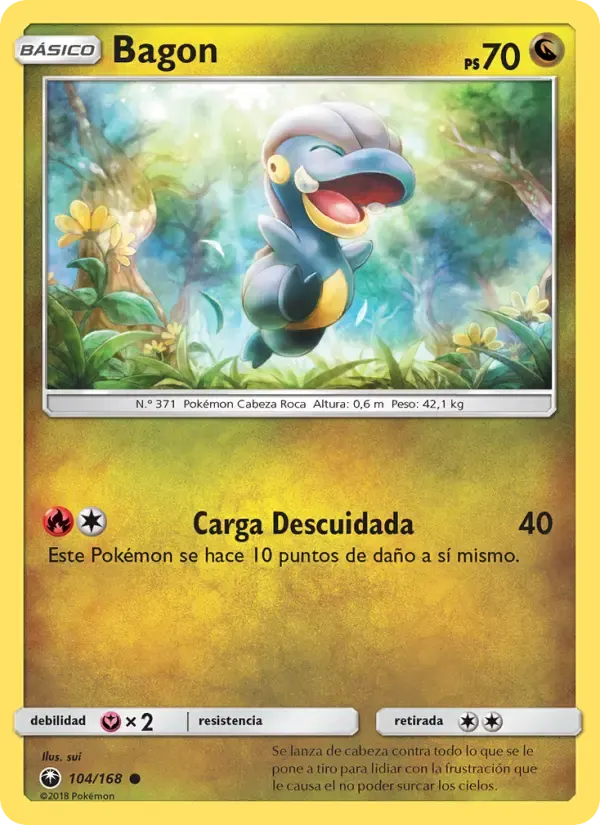 Bagon — Tormenta Celestial 104 Spanish Pokémon card