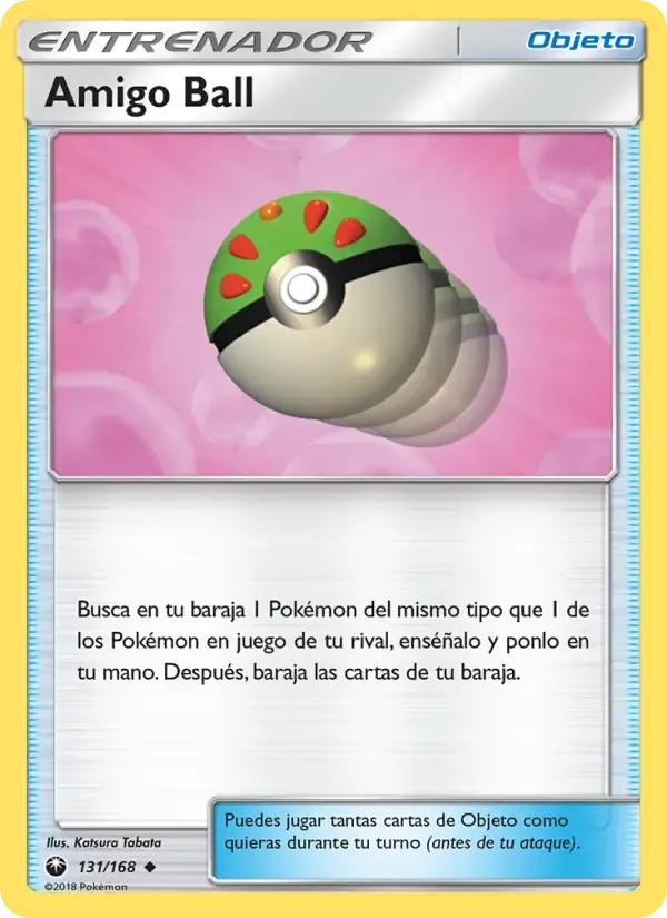 Amigo Ball — Tormenta Celestial 131 Spanish Pokémon card