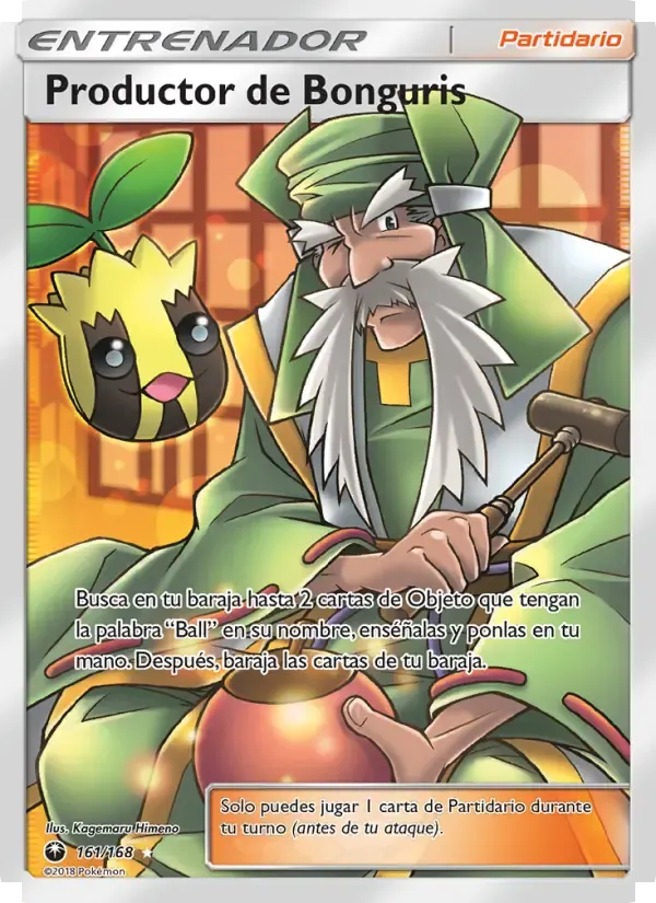 Productor de Bonguris — Tormenta Celestial 161 Spanish Pokémon card