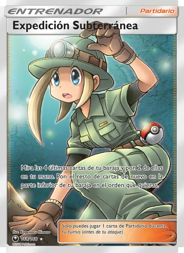 Expedición Subterránea — Tormenta Celestial 168 Spanish Pokémon card