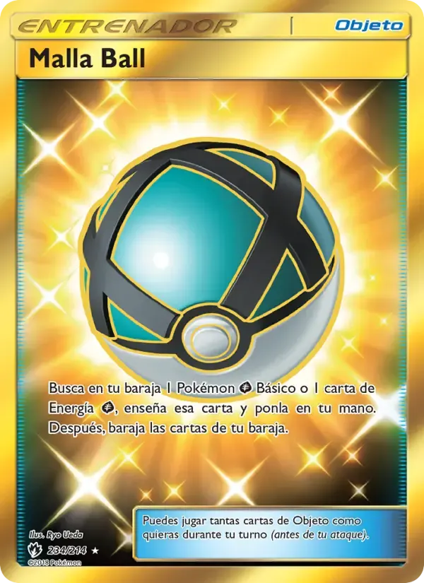Malla Ball — Truenos Perdidos 234 Spanish Pokémon card