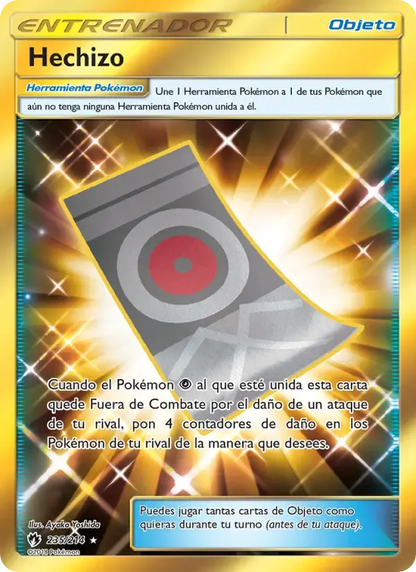 Hechizo — Truenos Perdidos 235 Spanish Pokémon card