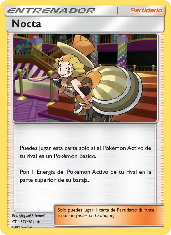 Nocta — Union de Aliados 151 Spanish Pokémon card