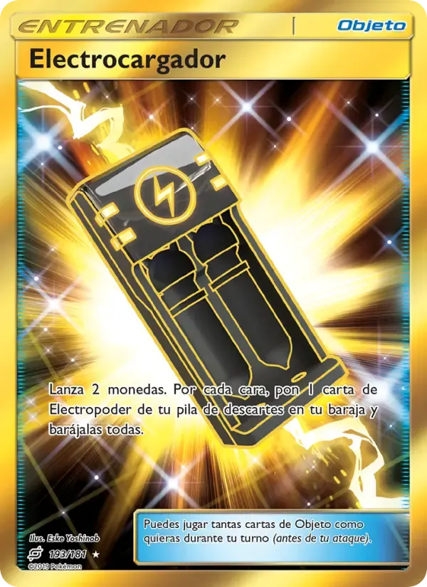 Electrocargador — Union de Aliados 193 Spanish Pokémon card