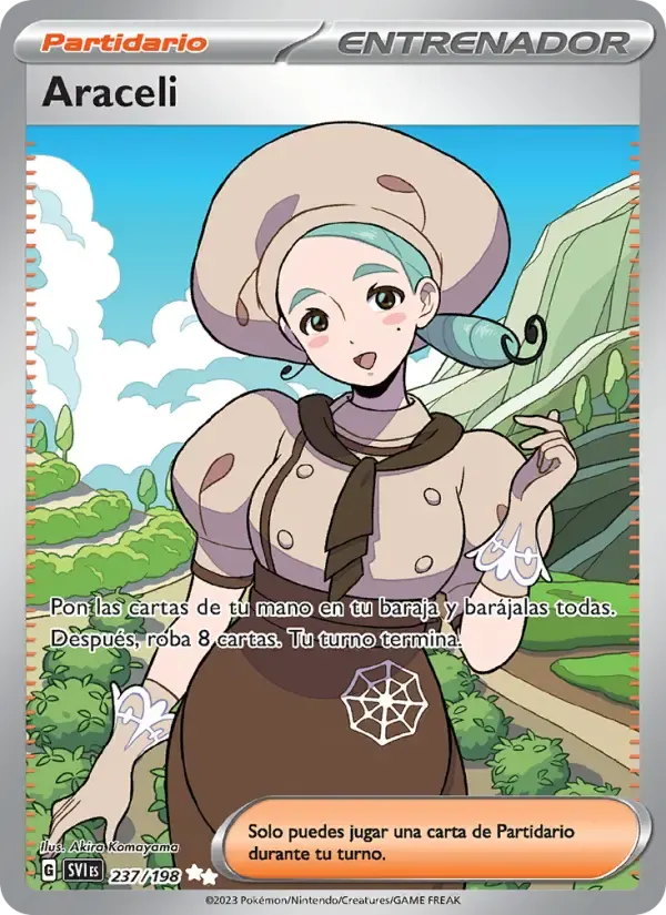 Araceli — Escarlata y Púrpura 237 Spanish Pokémon card