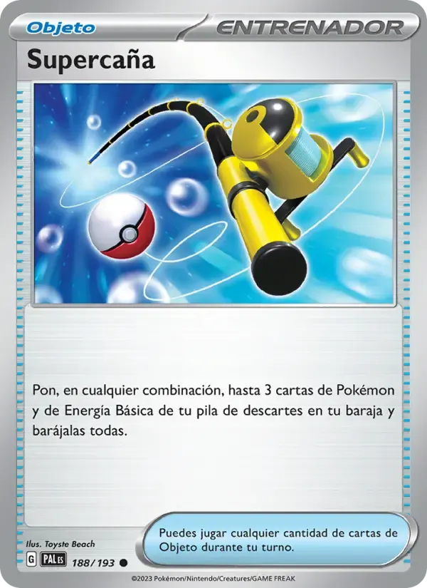 Supercaña — Evoluciones en Paldea 188 Spanish Pokémon card