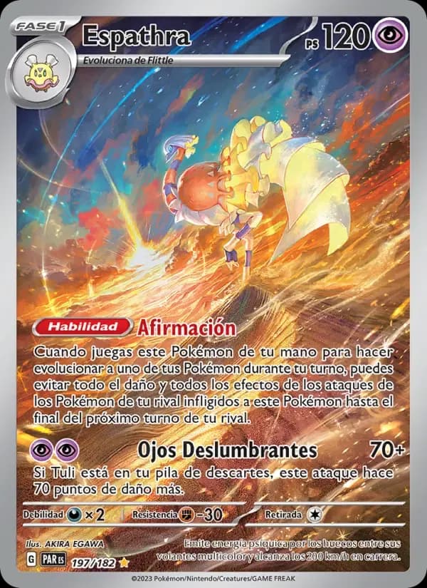 Espathra — Brecha Paradójica 197 Spanish Pokémon card