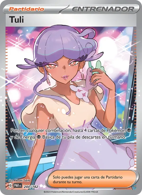Tuli — Brecha Paradójica 244 Spanish Pokémon card