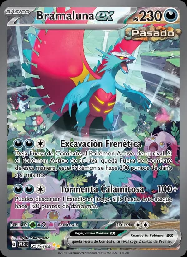 Bramaluna ex — Brecha Paradójica 251 Spanish Pokémon card