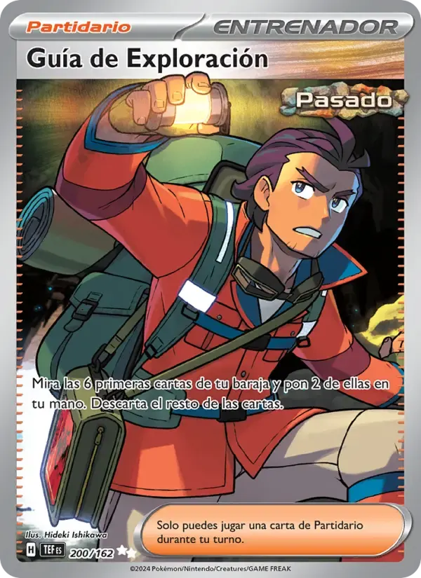 Guía de Exploración — Fuerzas Temporales 200 Spanish Pokémon card