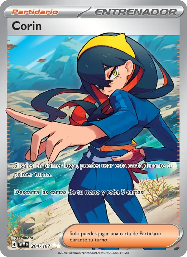 Corin — Mascarada Crepuscular 204 Spanish Pokémon card