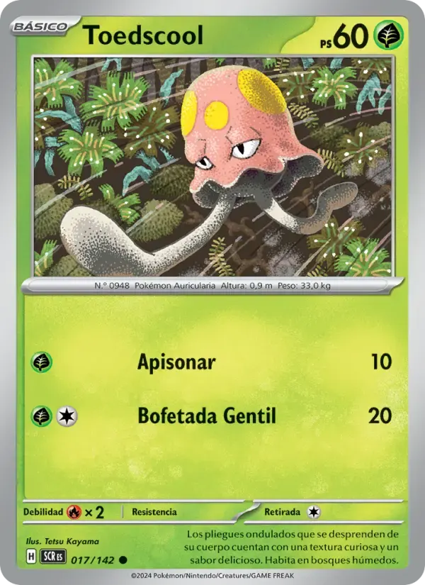Toedscool — Corona Astral 17 Spanish Pokémon card