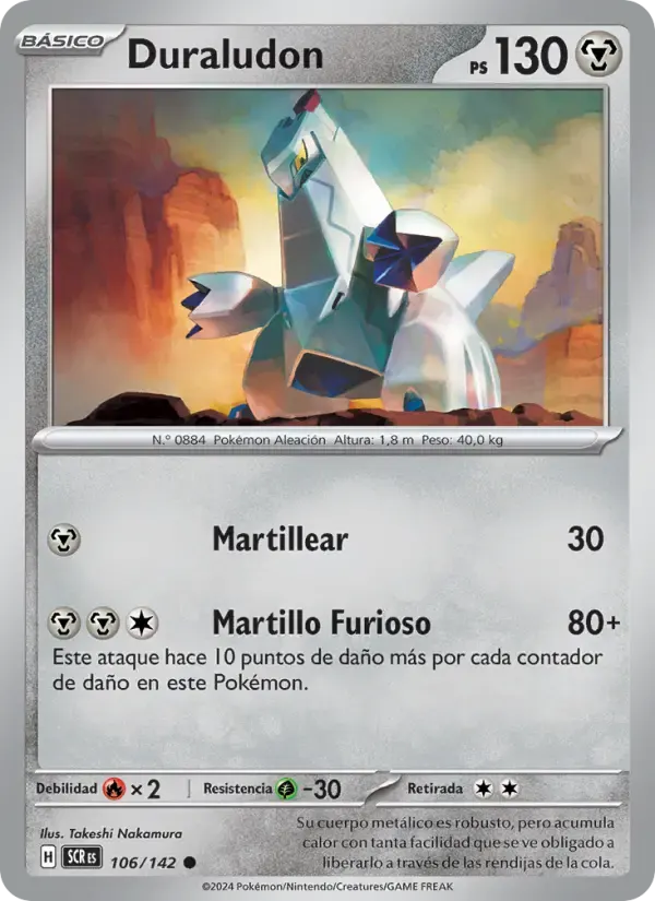 Duraludon — Corona Astral 106 Spanish Pokémon card