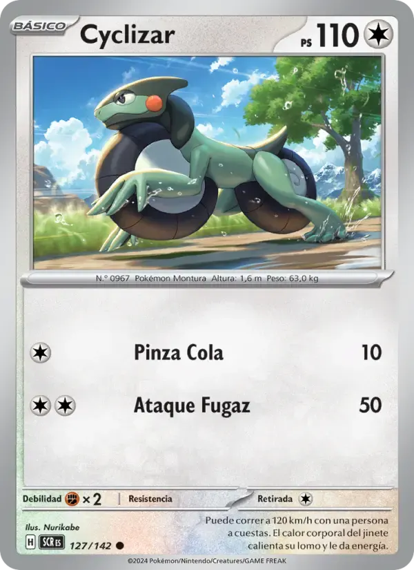 Cyclizar — Corona Astral 127 Spanish Pokémon card