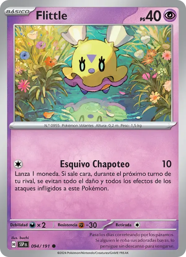 Flittle — Chispas Fulgurantes 94 Spanish Pokémon card