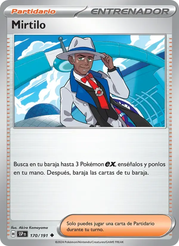 Mirtilo — Chispas Fulgurantes 170 Spanish Pokémon card