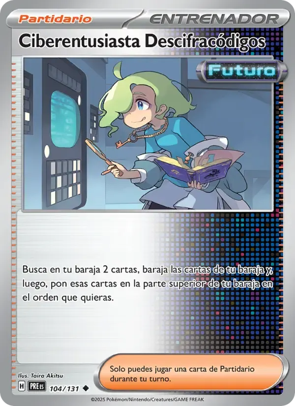 Ciberentusiasta Descifracódigos — Evoluciones Prismáticas 104 Spanish Pokémon card