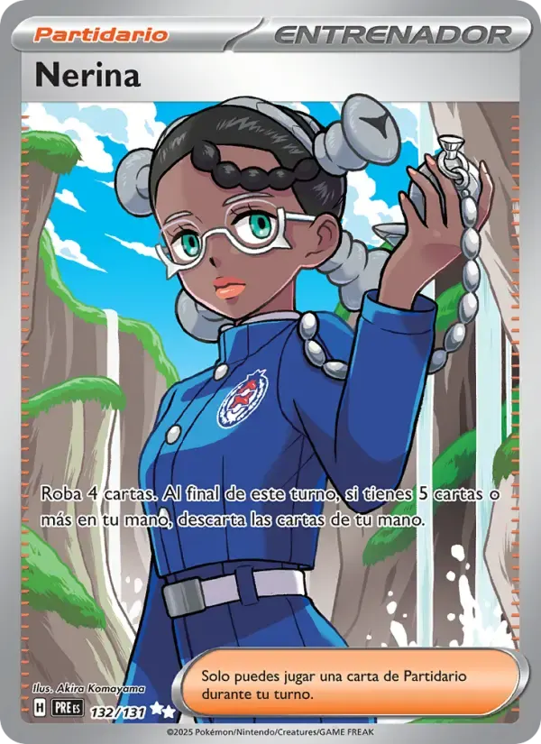 Nerina — Evoluciones Prismáticas 132 Spanish Pokémon card