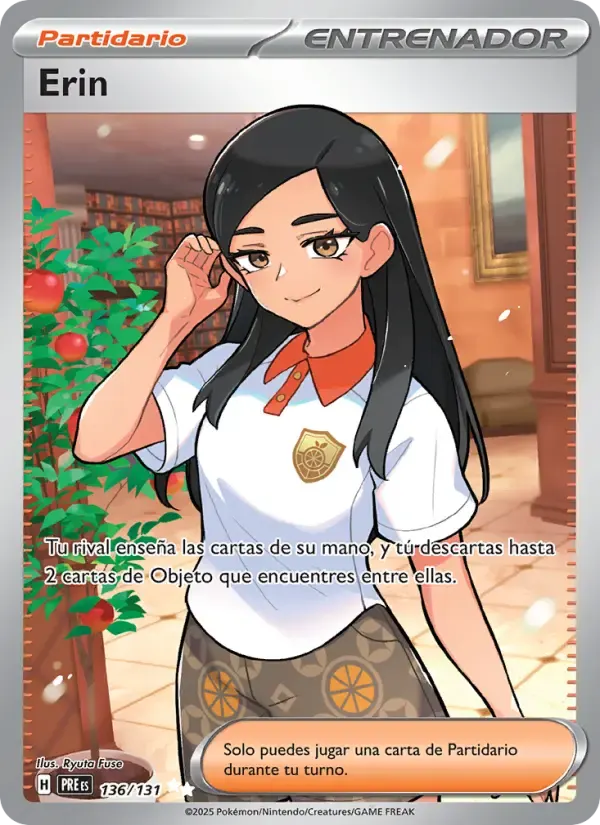 Erin — Evoluciones Prismáticas 136 Spanish Pokémon card