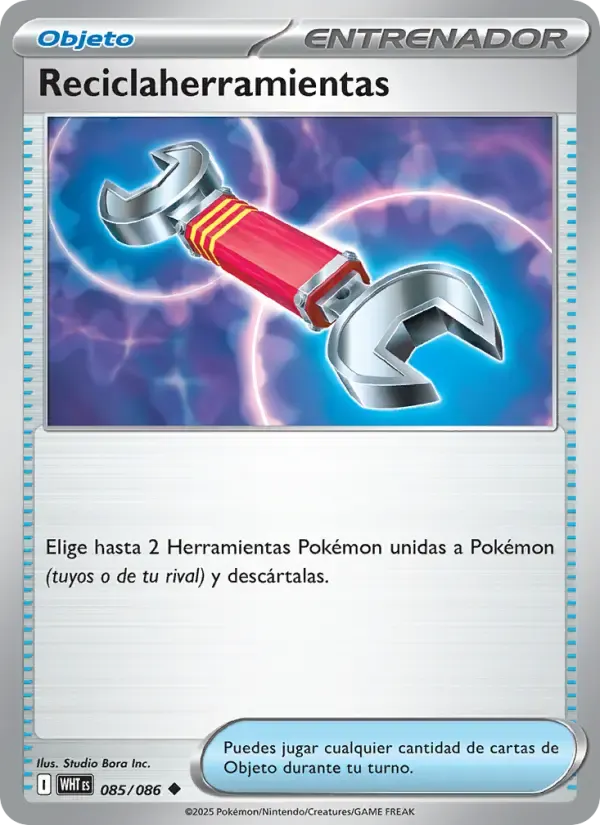 Reciclaherramientas — Llama Blanca 85 Spanish Pokémon card